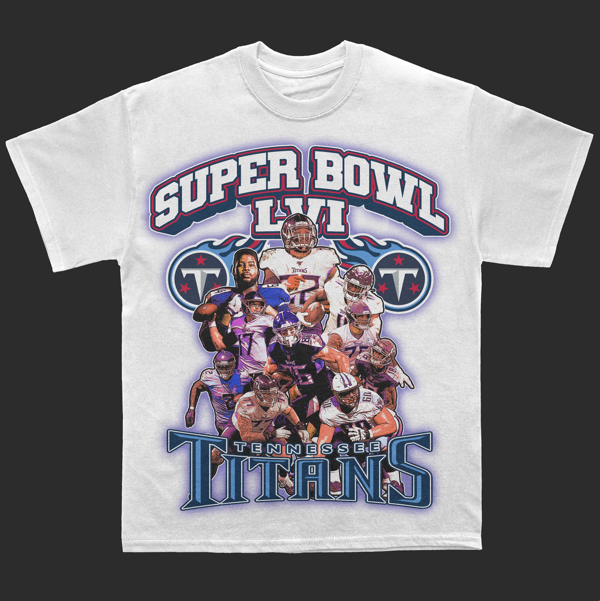 Custom Titans Vintage Tshirt – Loudprint